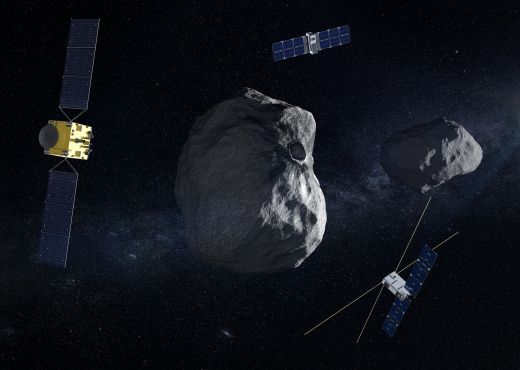Hera Mission künstlerische Darstellung